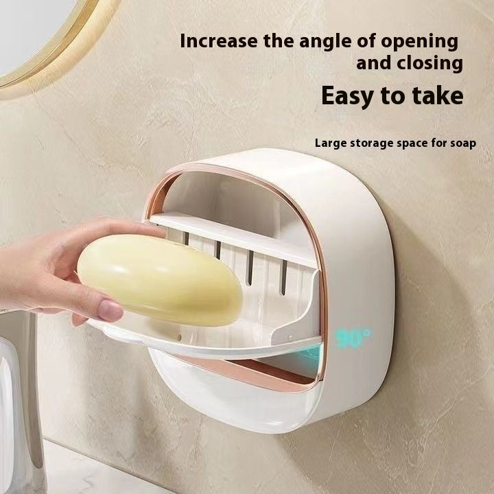 Wall-Mounted Household Soap Box