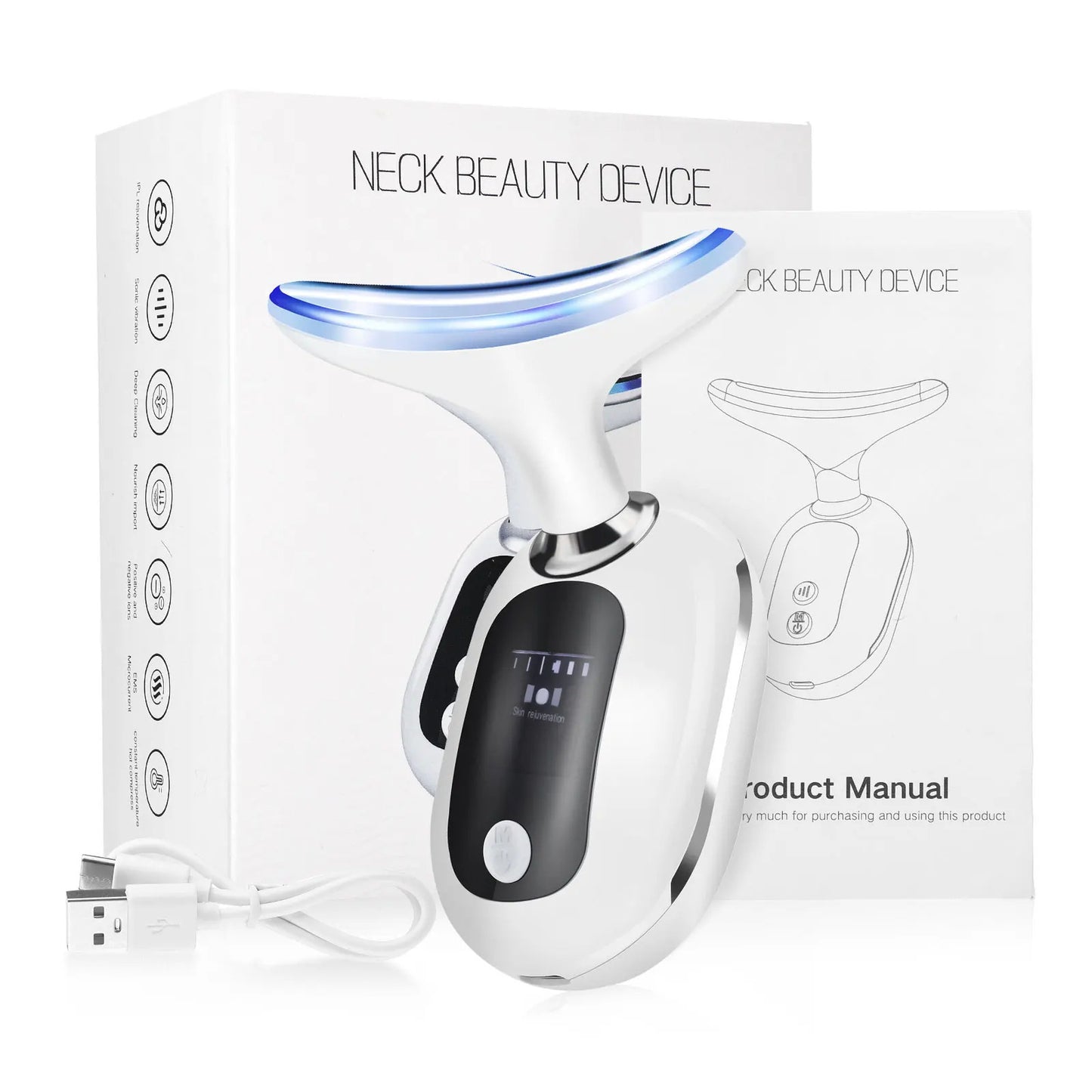 Neck Facial Lifting Device with AI Feature.