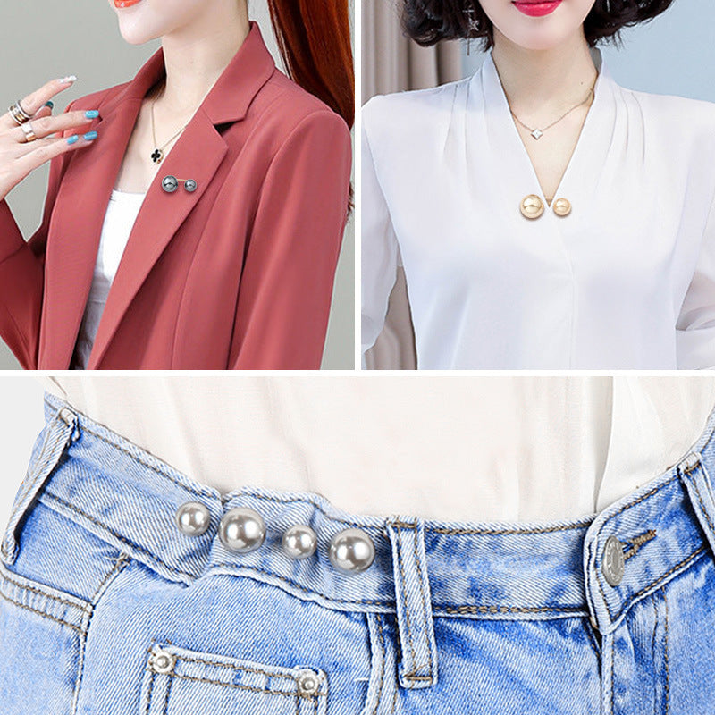 Pearl, Skirt Pin, Brooch, Waist Button – Elegant and Versatile