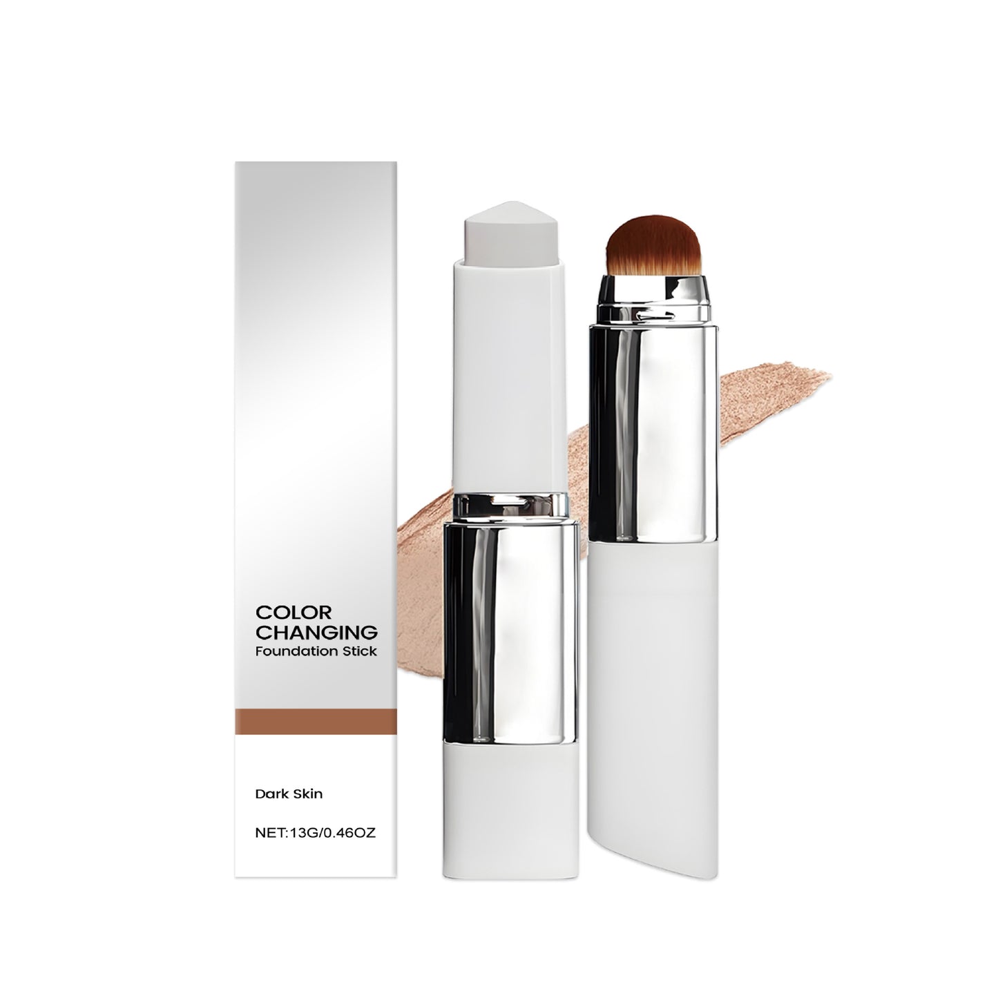 2-in-1 foundation with built-in brush